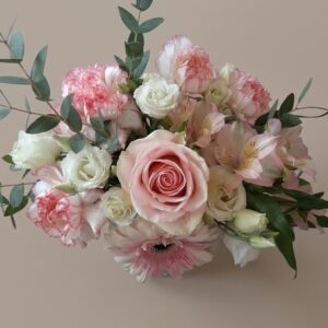 Bouquet DELICATEZZA - bianco rosa